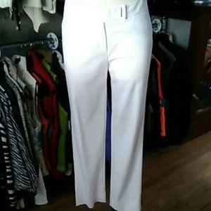 Preowned White House Black Market White Slacks